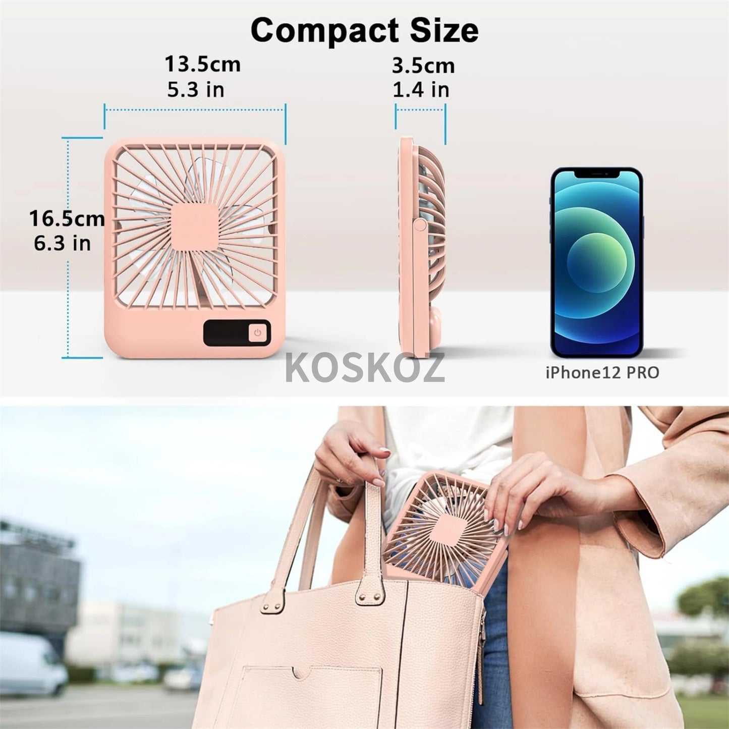 Portable USB Desk Fan