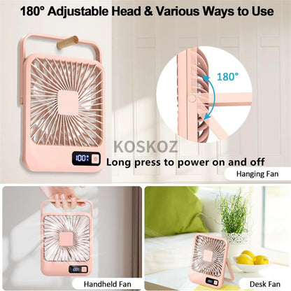 Portable USB Desk Fan