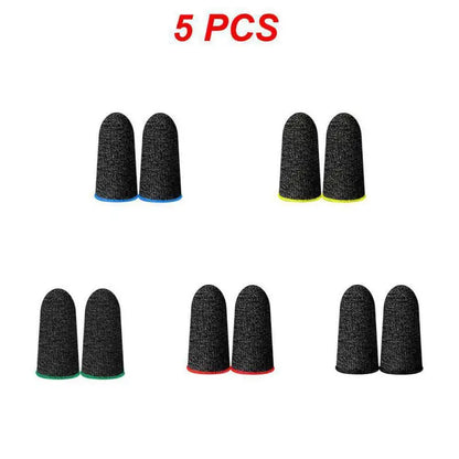 10pcs Mobile Gaming Finger Sleeve Anti-Sweat