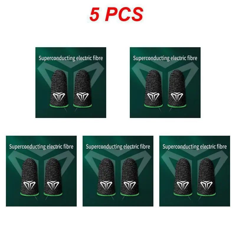 10pcs Mobile Gaming Finger Sleeve Anti-Sweat