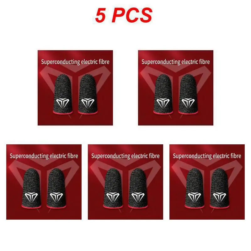 10pcs Mobile Gaming Finger Sleeve Anti-Sweat