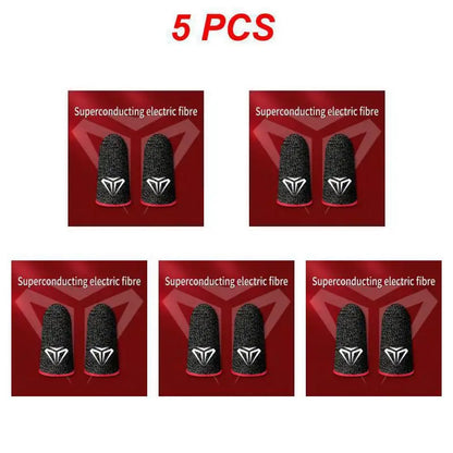 10pcs Mobile Gaming Finger Sleeve Anti-Sweat