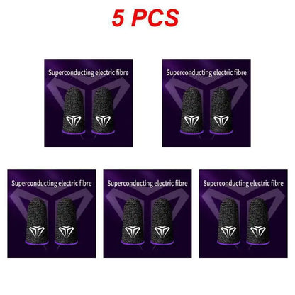 10pcs Mobile Gaming Finger Sleeve Anti-Sweat