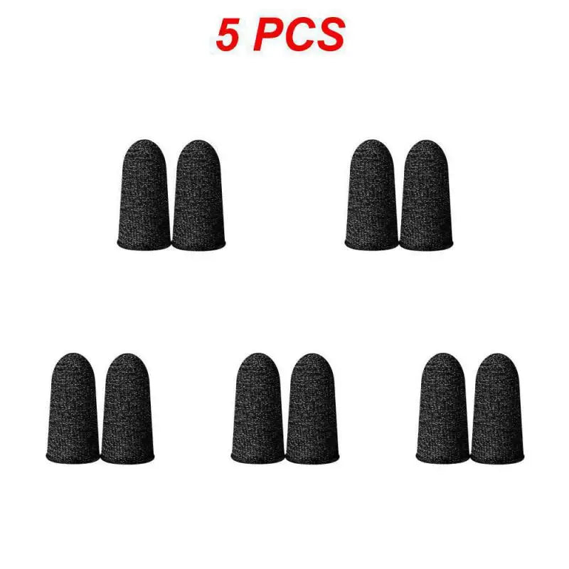 10pcs Mobile Gaming Finger Sleeve Anti-Sweat
