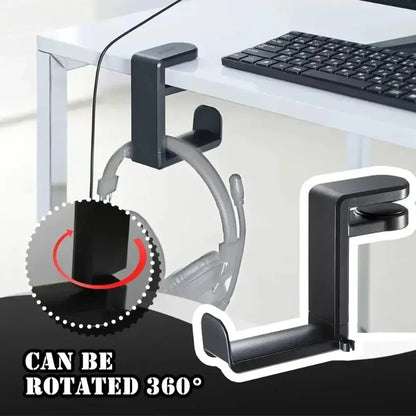 360° Adjustable Table Clip Gaming Headphone Stand