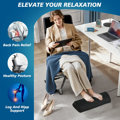 Memory Foam Under Desk Footrest Pillow