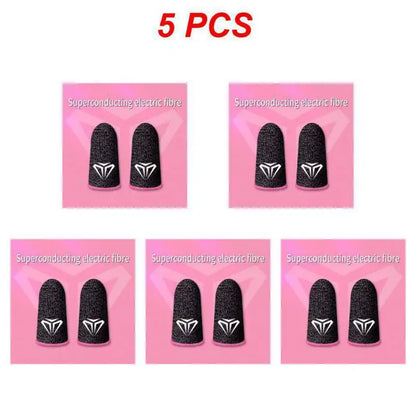 10pcs Mobile Gaming Finger Sleeve Anti-Sweat
