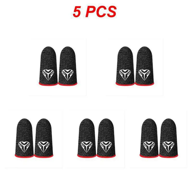10pcs Mobile Gaming Finger Sleeve Anti-Sweat