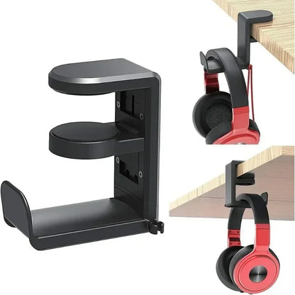360° Adjustable Table Clip Gaming Headphone Stand