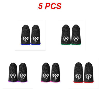 10pcs Mobile Gaming Finger Sleeve Anti-Sweat
