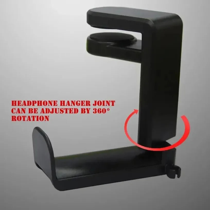 360° Adjustable Table Clip Gaming Headphone Stand