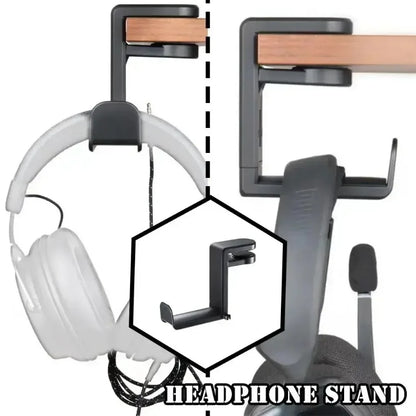 360° Adjustable Table Clip Gaming Headphone Stand
