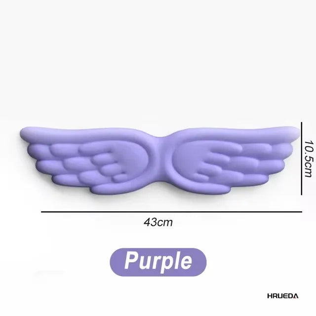 Angel Wing Memory Foam Mouse Pad & Wrist Support