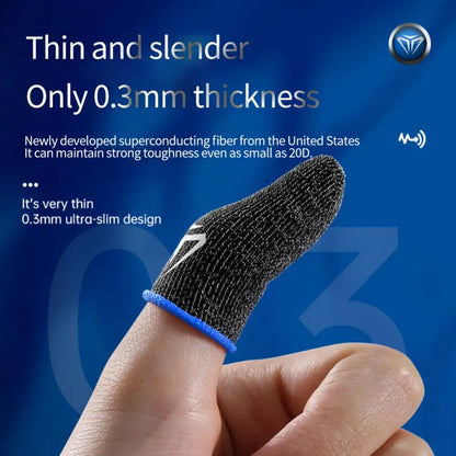 10pcs Mobile Gaming Finger Sleeve Anti-Sweat