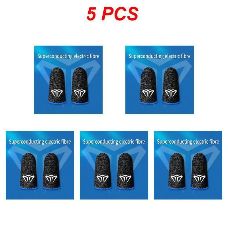 10pcs Mobile Gaming Finger Sleeve Anti-Sweat