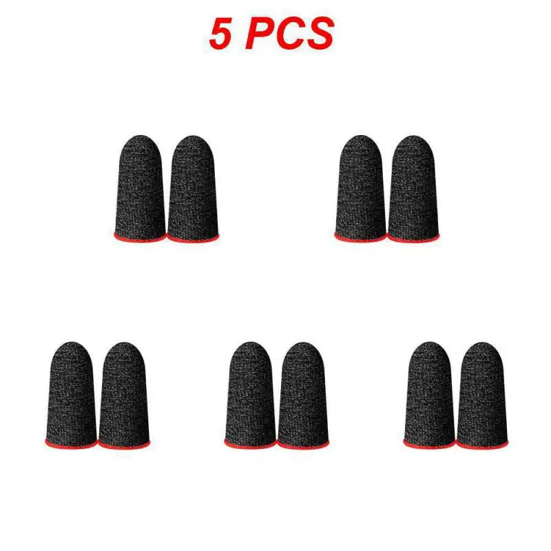 10pcs Mobile Gaming Finger Sleeve Anti-Sweat