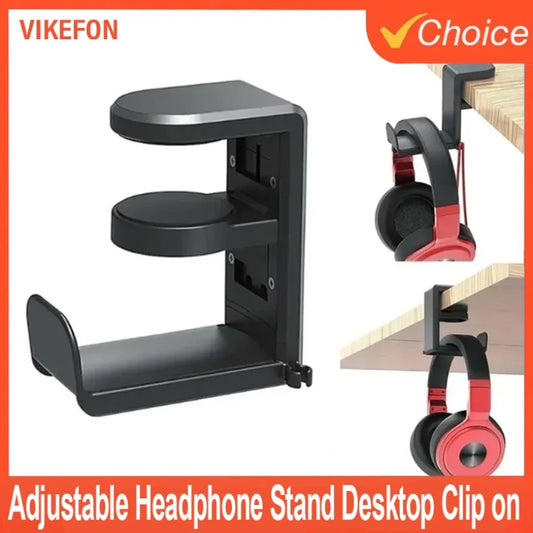 360° Adjustable Table Clip Gaming Headphone Stand