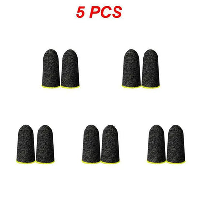 10pcs Mobile Gaming Finger Sleeve Anti-Sweat